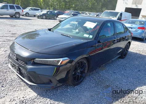 2022 Honda Civic Sport z USA, uszkodzony, nr VIN 2HGFE2F51NH578056